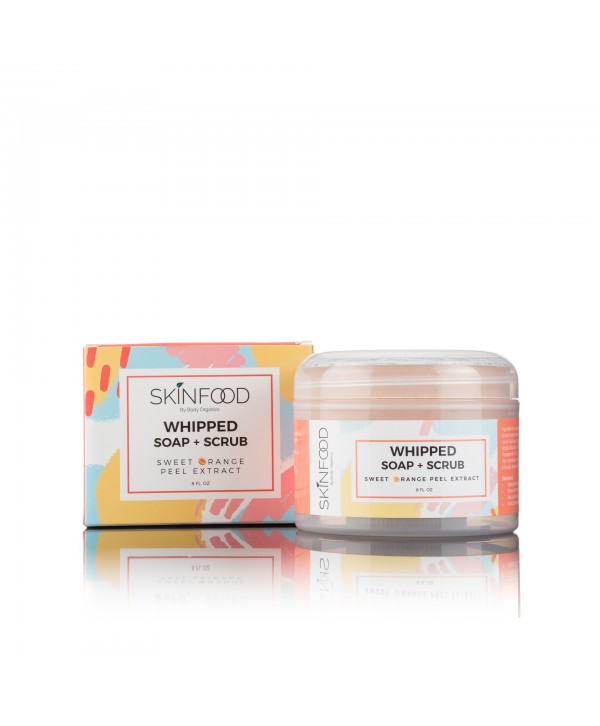 Whipped Soap + Scrub (Sweet Orange Peel Extract)